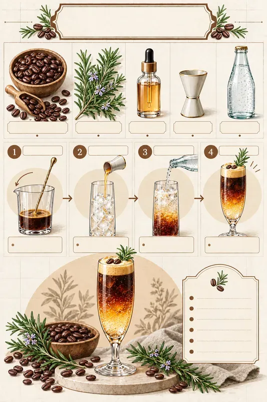 Botanical Recipe Infographic Templates