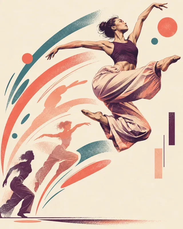 Kinetic Motion Echo Posters