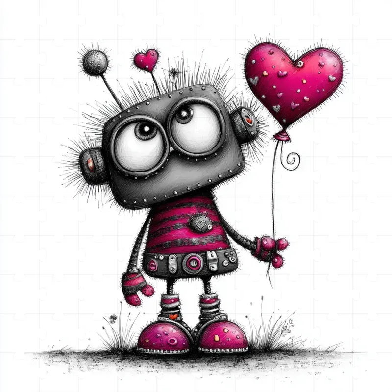 Magenta Gray Clipart Illustrations