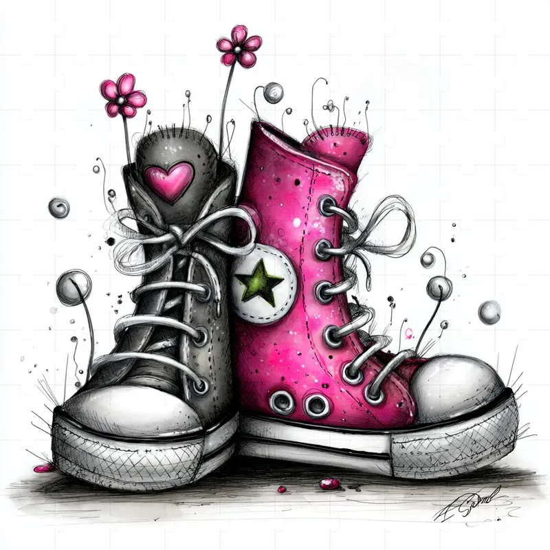 Magenta Gray Clipart Illustrations