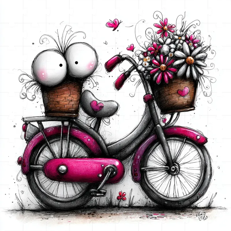 Magenta Gray Clipart Illustrations