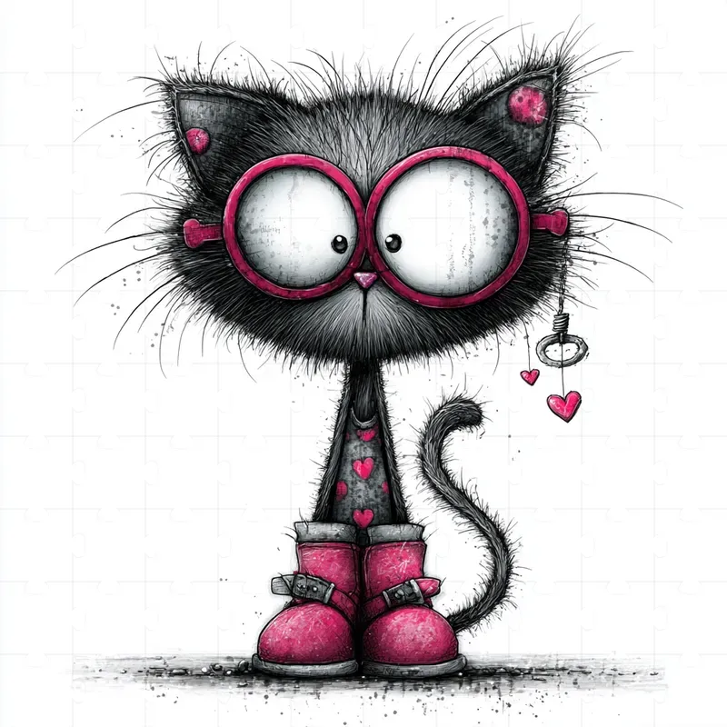 Magenta Gray Clipart Illustrations