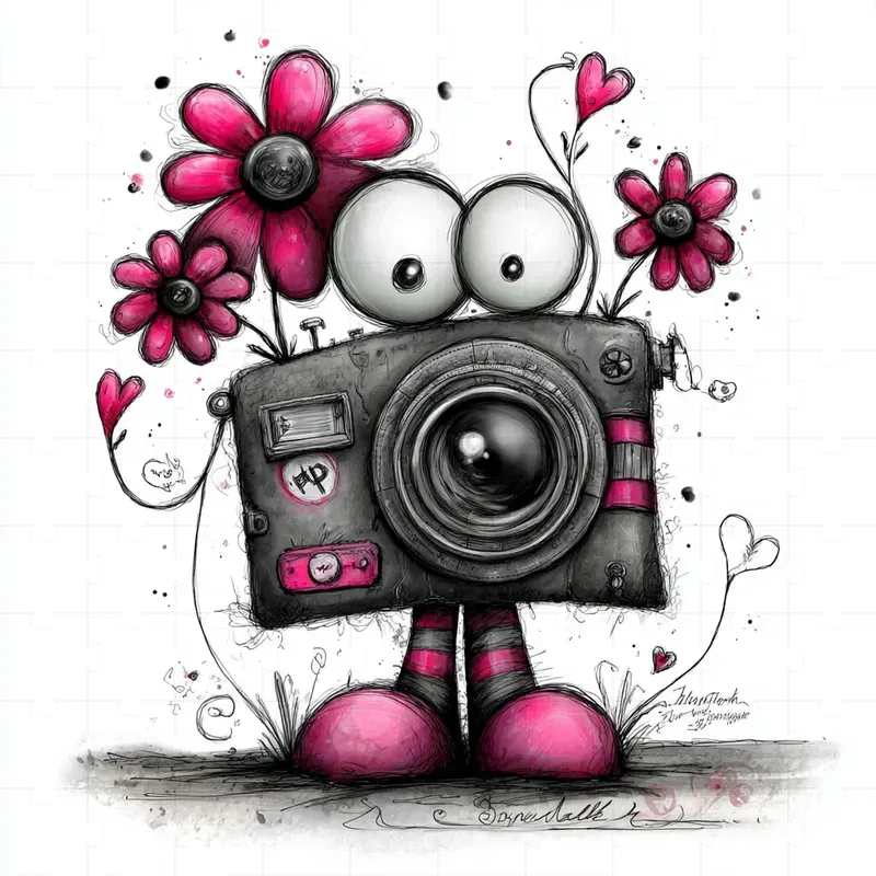 Magenta Gray Clipart Illustrations