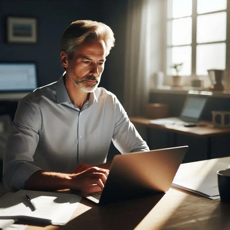 Morning Productivity Laptop Scenes