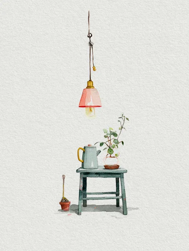 Scandinavian Minimal Watercolor Lifestyles