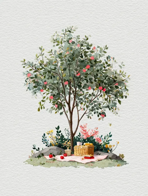 Scandinavian Minimal Watercolor Lifestyles