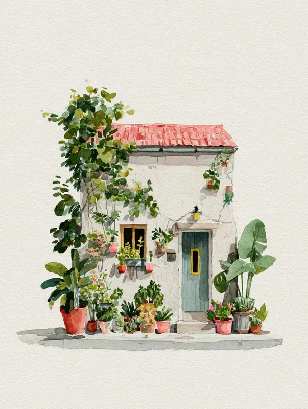 Scandinavian Minimal Watercolor Lifestyles