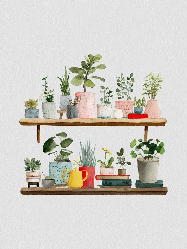 Scandinavian Minimal Watercolor Lifestyles