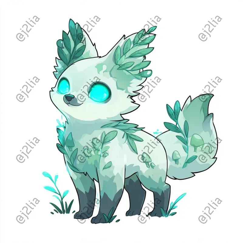 Cute Mystical Fakemon Designs Midjourney Prompt | PromptBase