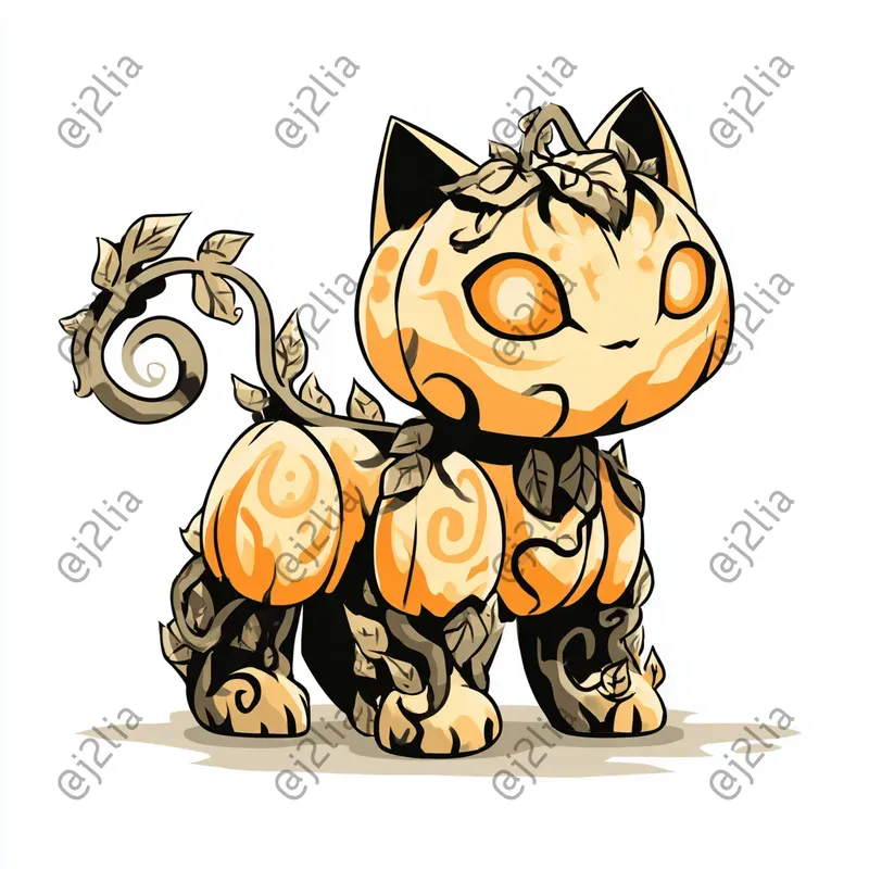 Cute Mystical Fakemon Designs Midjourney Prompt | PromptBase