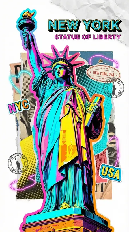 Pop Art Global Travel Collages