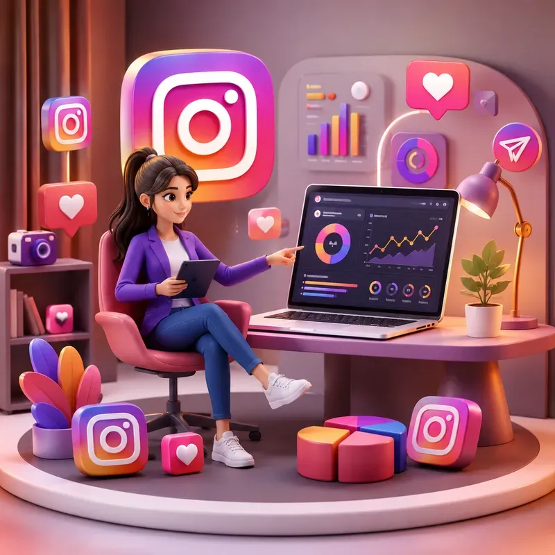 Modern 3D Social Media Workspaces