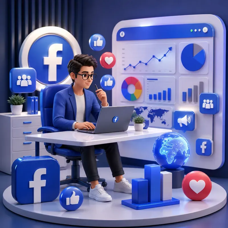 Modern 3D Social Media Workspaces