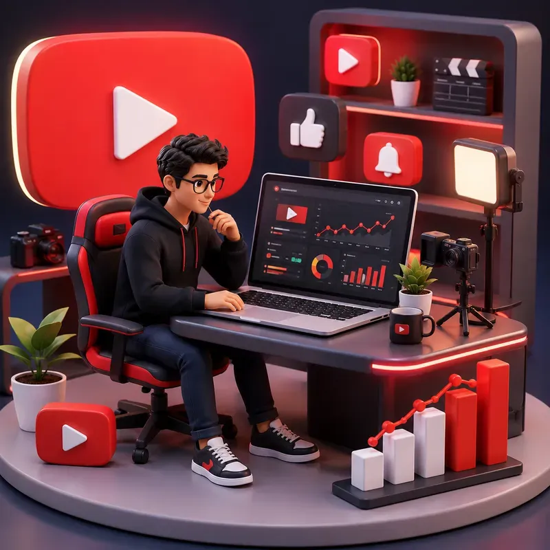 Modern 3D Social Media Workspaces