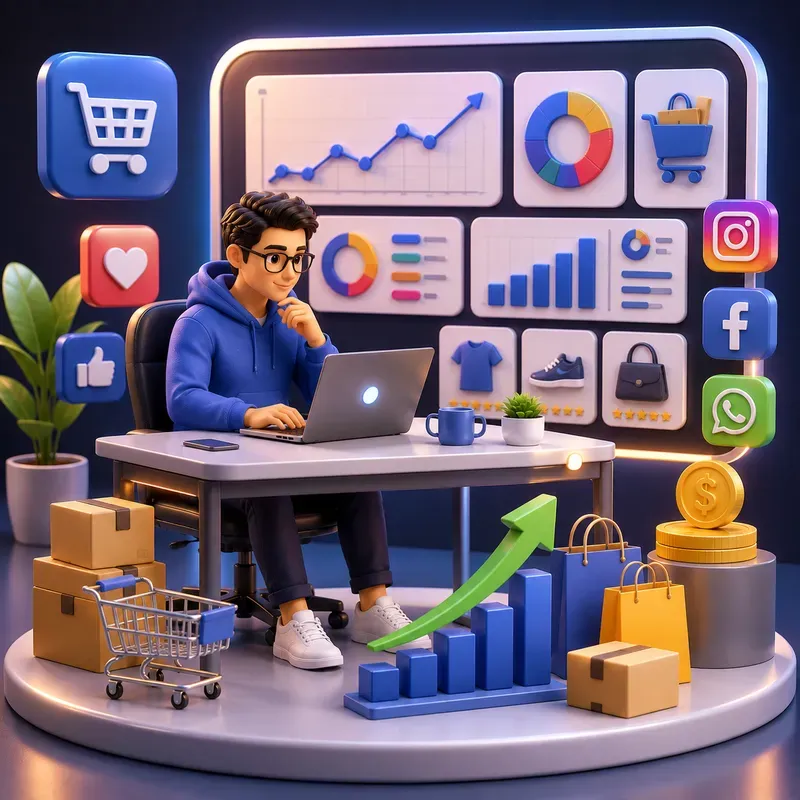 Modern 3D Social Media Workspaces