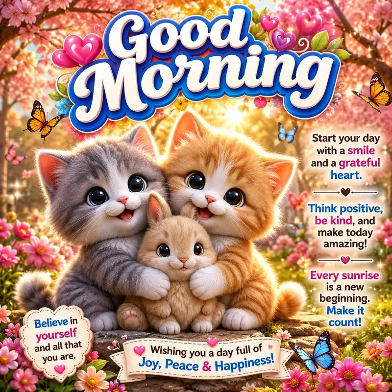 Cute Morning Animal Quote Posters