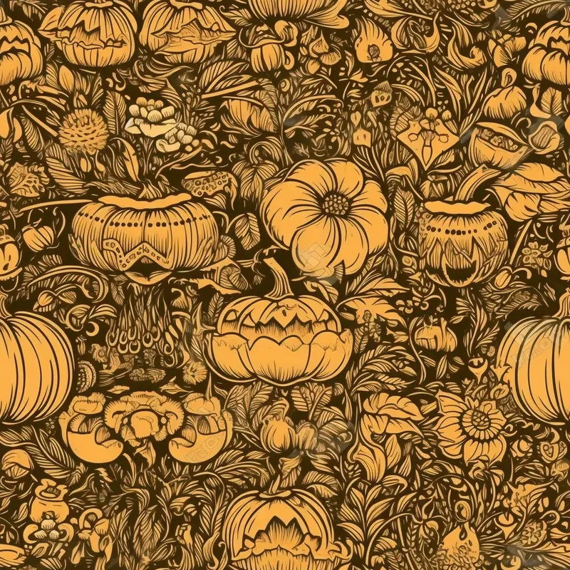 Halloween Botanical Patterns