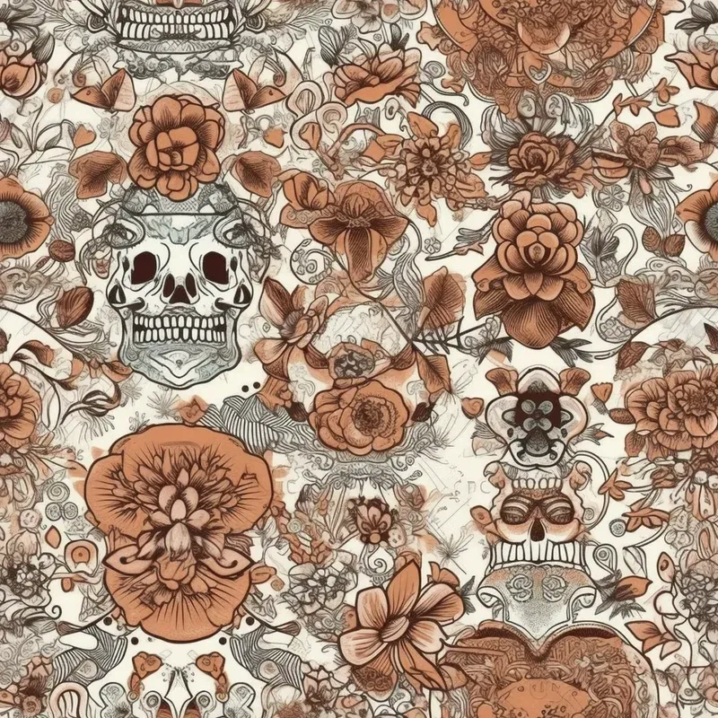 Halloween Botanical Patterns