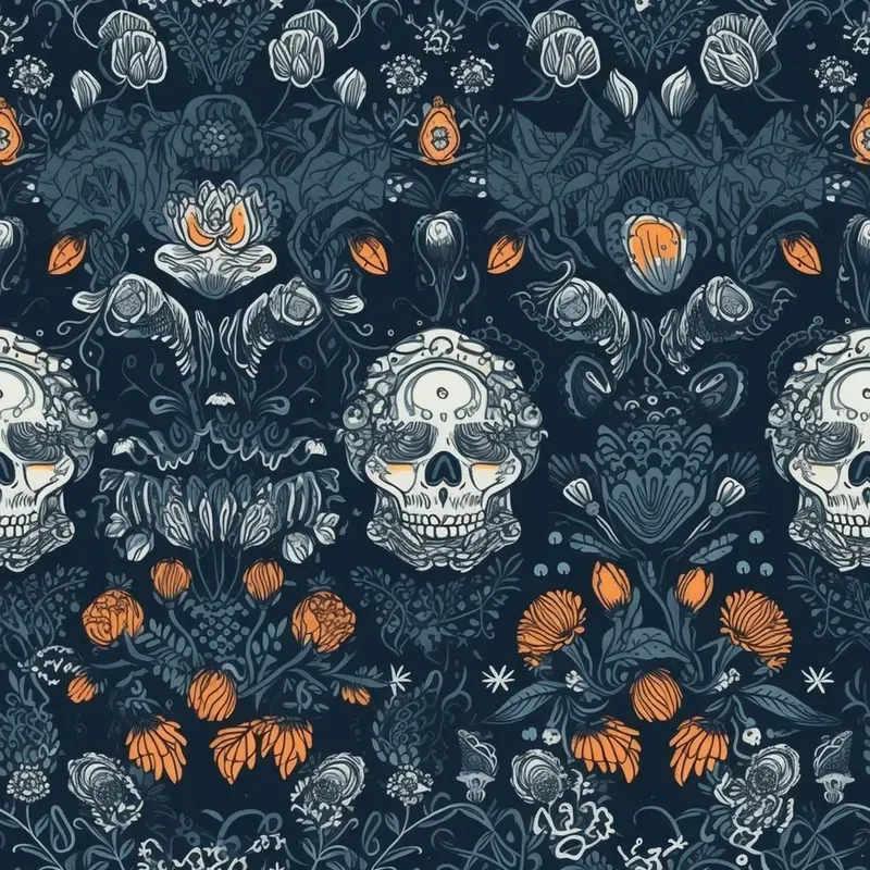 Halloween Botanical Patterns