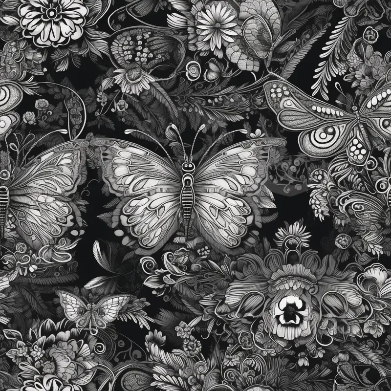 Halloween Botanical Patterns