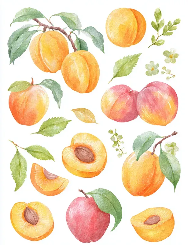 Citrus And Fruit Harvest Clipart Kits