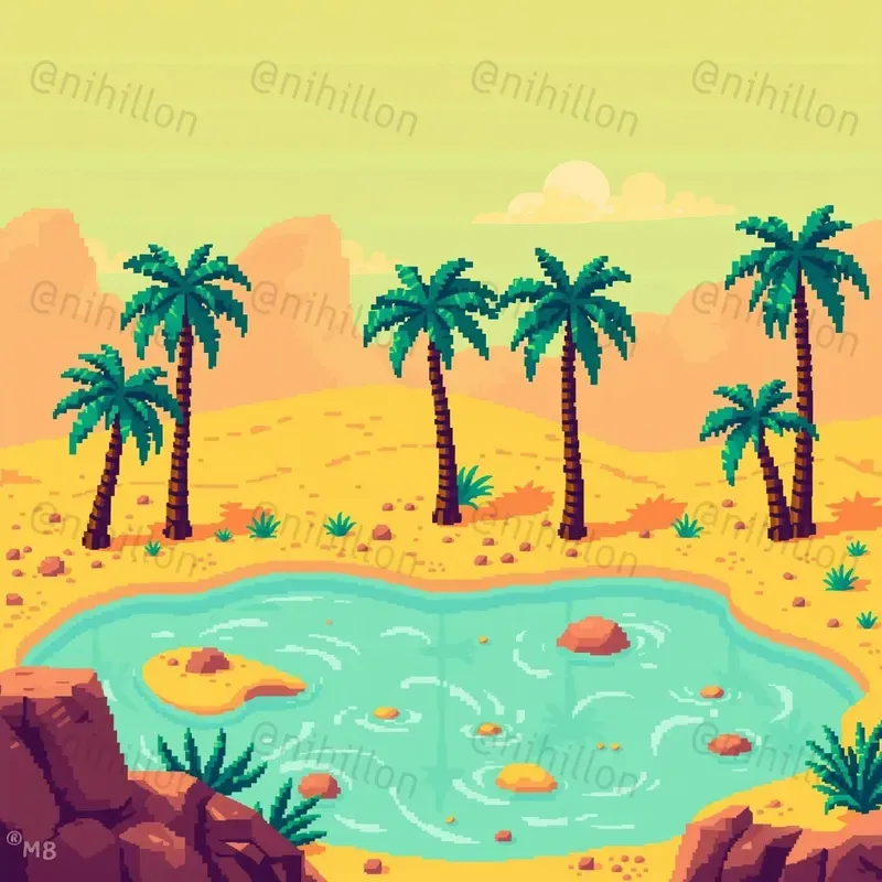 Pixel Art Landscape Generator