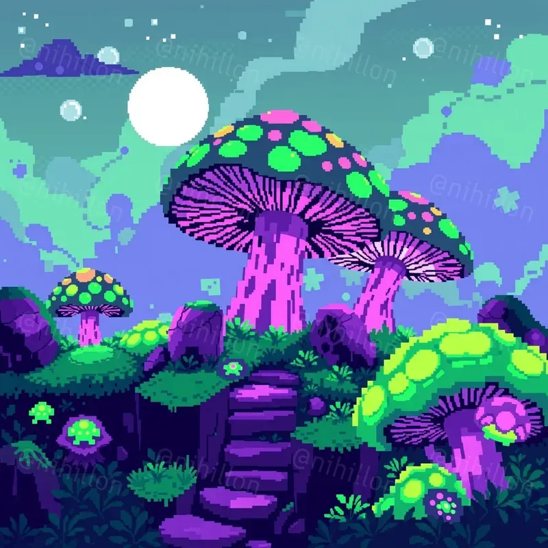Pixel Art Landscape Generator