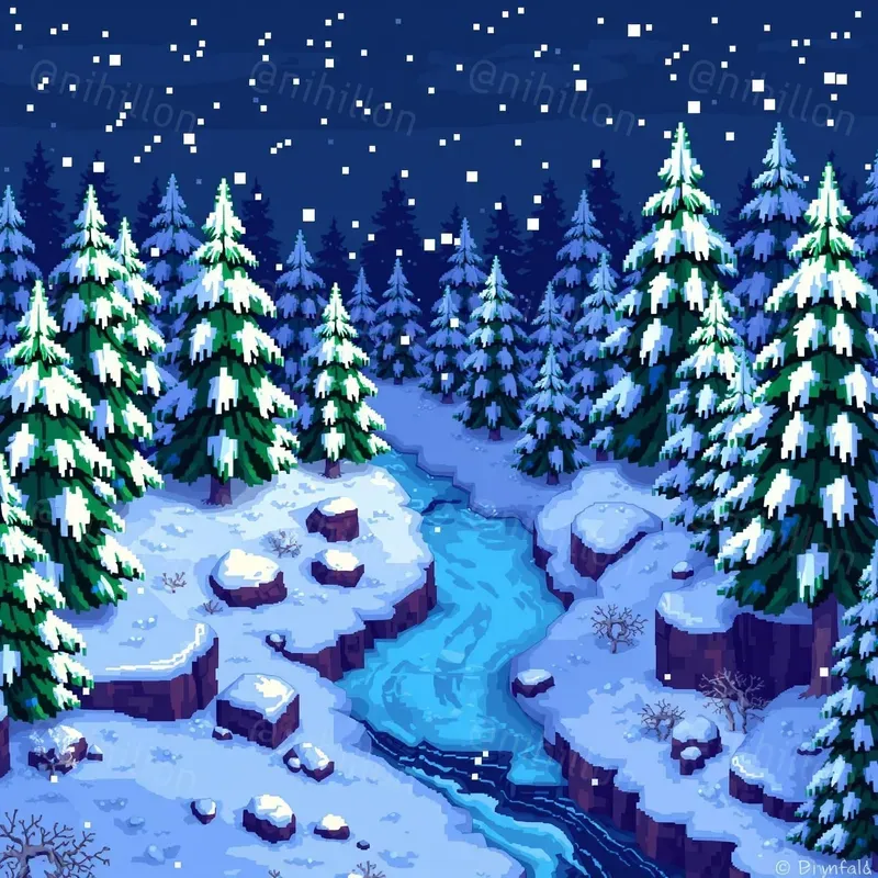 Pixel Art Landscape Generator