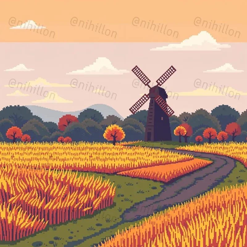 Pixel Art Landscape Generator