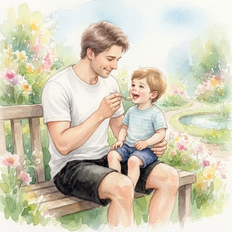 Handpainted Fatherhood Moments