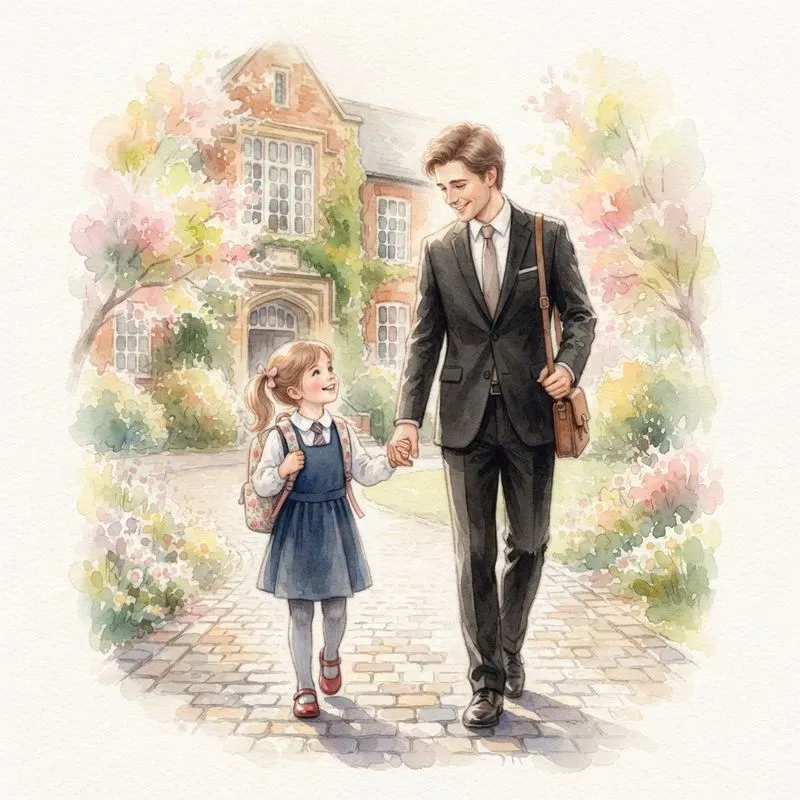 Handpainted Fatherhood Moments
