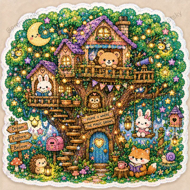 Kawaii Crayon Sticker Art