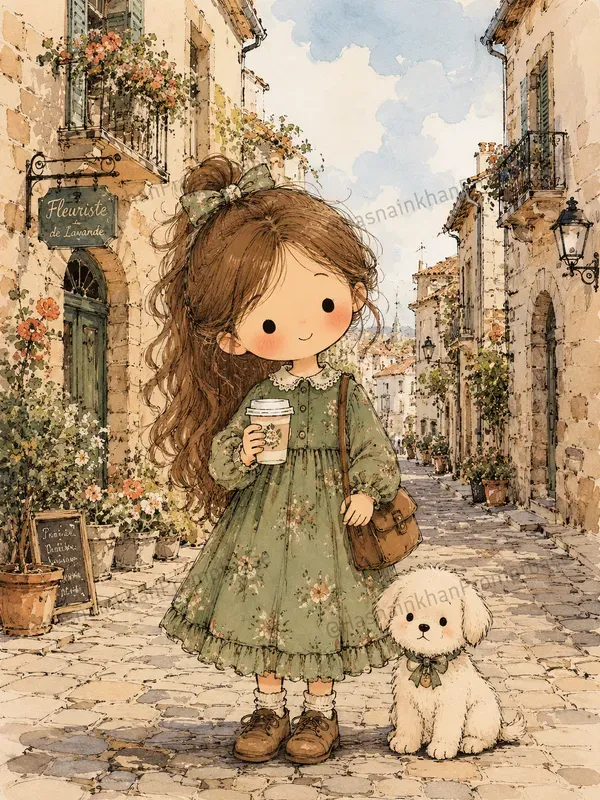 Adorable Storybook Girl Junk Journals