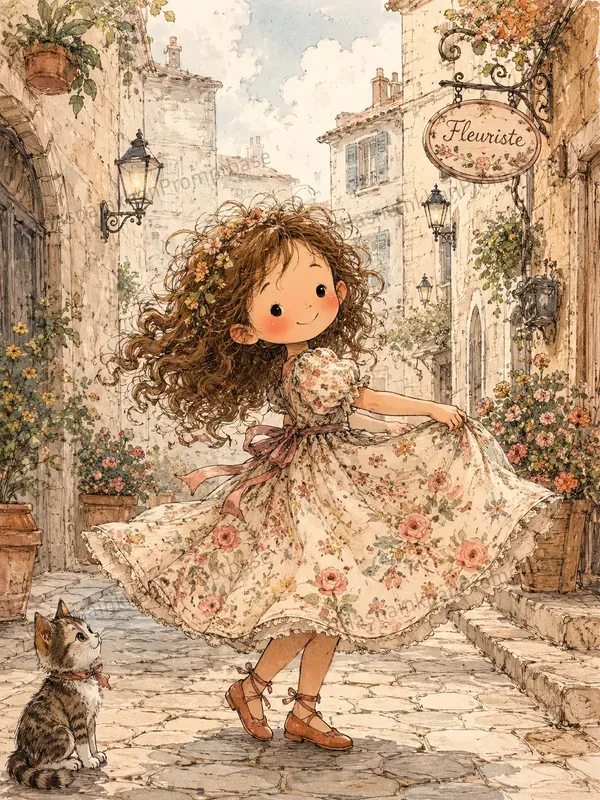 Adorable Storybook Girl Junk Journals