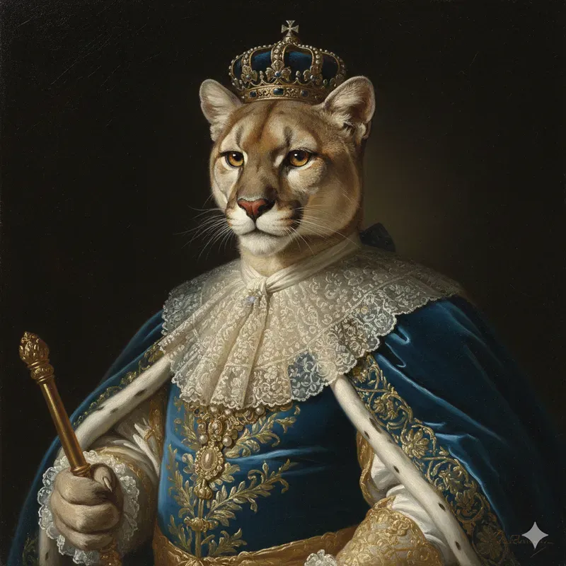 Royal Animal Oil Portraits