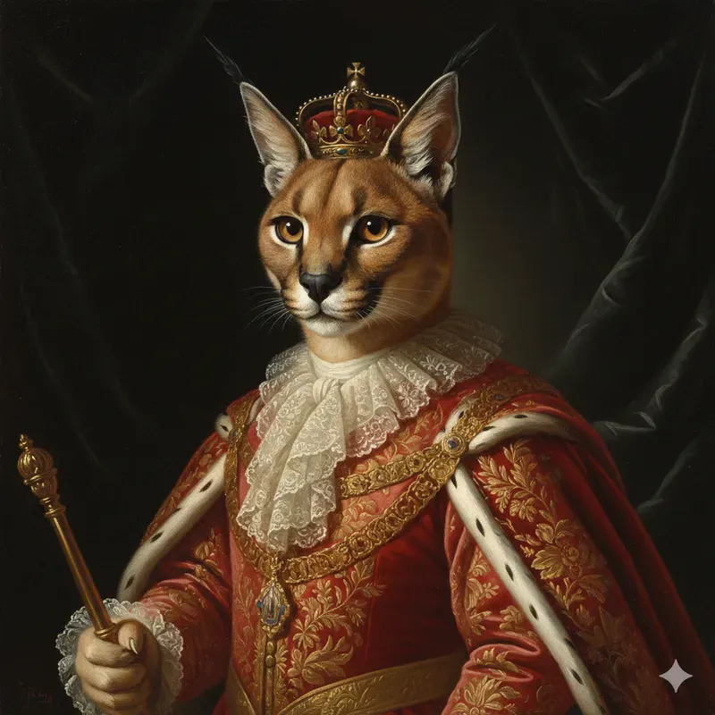 Royal Animal Oil Portraits