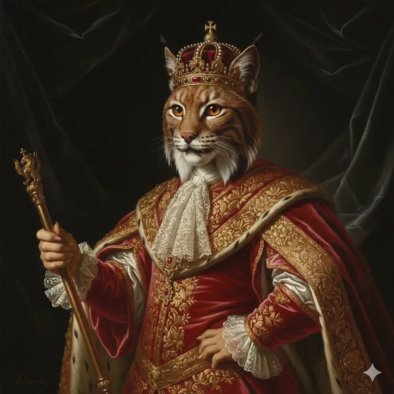 Royal Animal Oil Portraits
