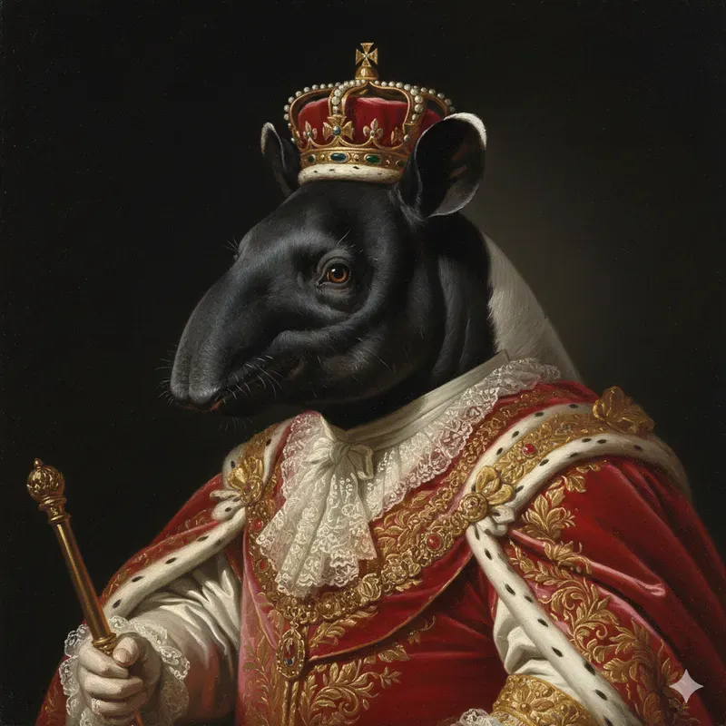 Royal Animal Oil Portraits
