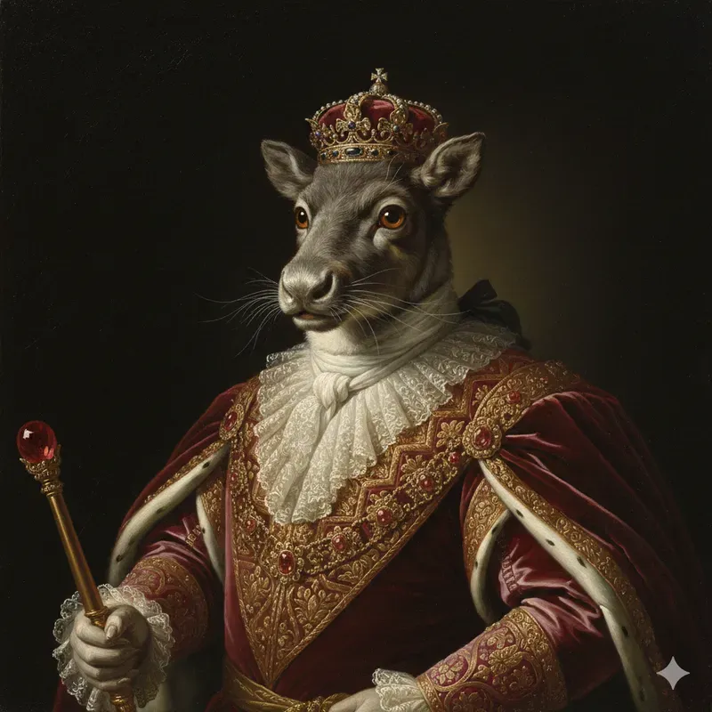 Royal Animal Oil Portraits