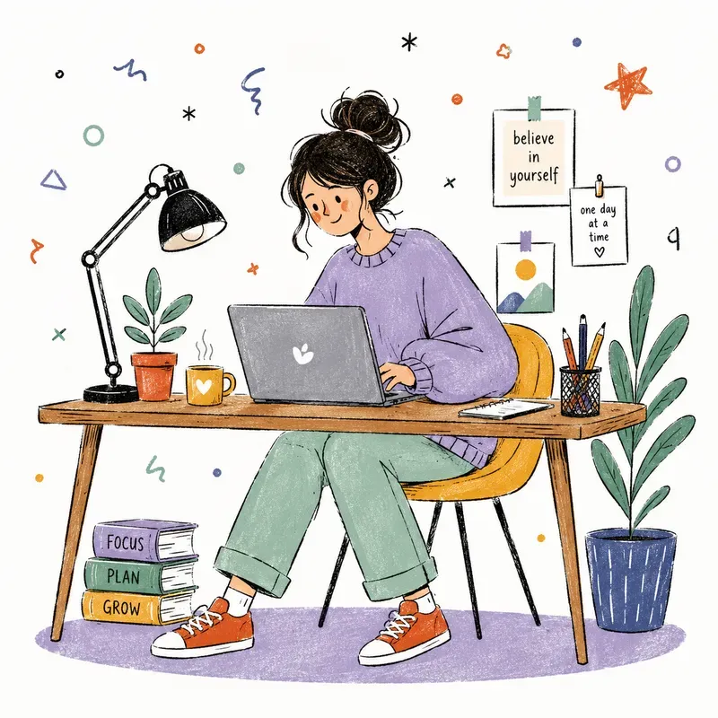 Textured Editorial Illustration Style