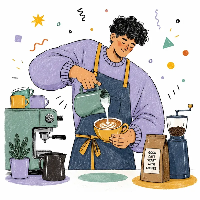 Textured Editorial Illustration Style