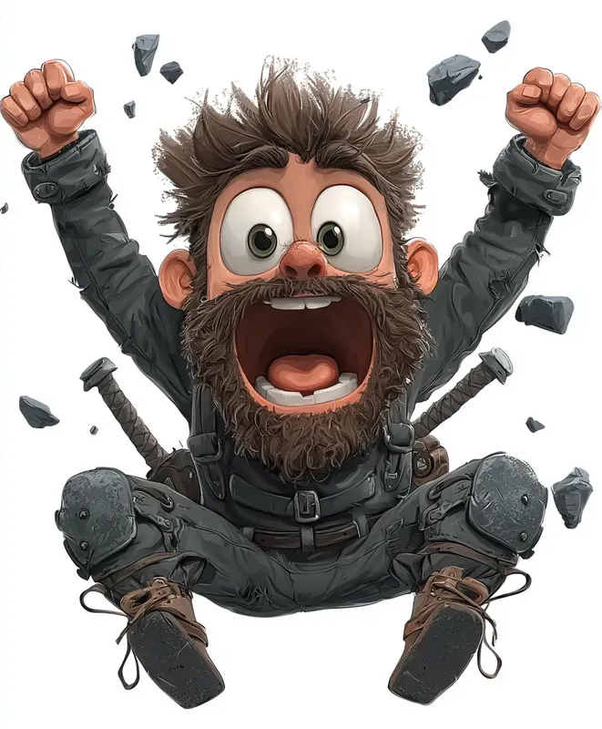 Dynamic 3D Warrior Illustrations