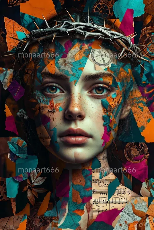 Ephemeral Souls The Collage Portraits