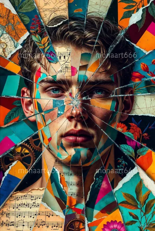 Ephemeral Souls The Collage Portraits
