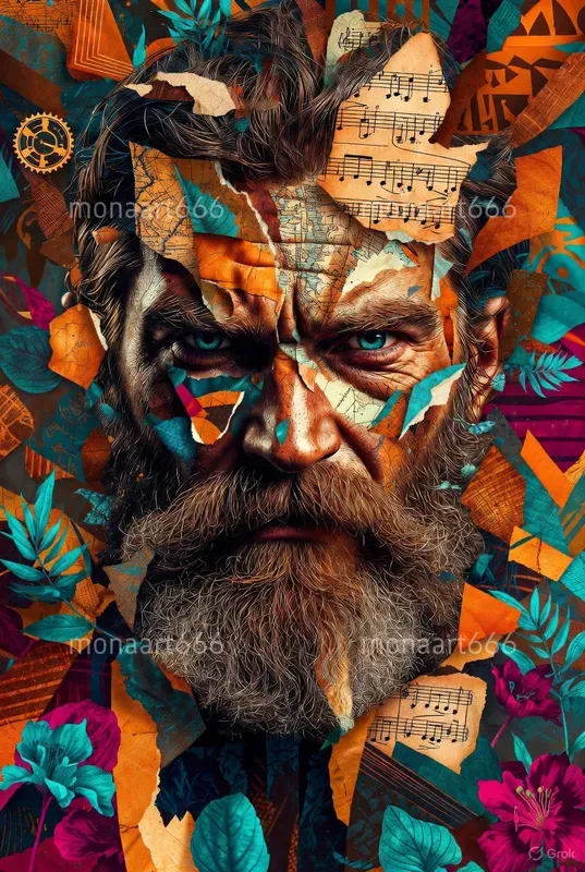 Ephemeral Souls The Collage Portraits