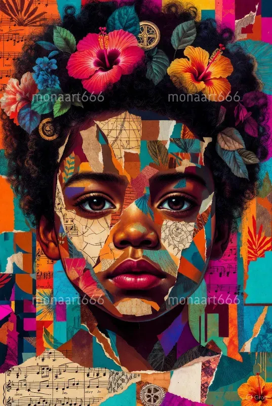 Ephemeral Souls The Collage Portraits