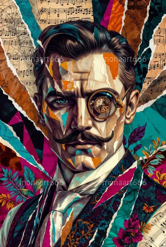 Ephemeral Souls The Collage Portraits
