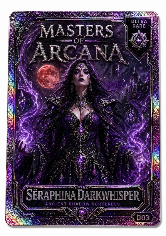 Holographic Trading Card Collectors 8K