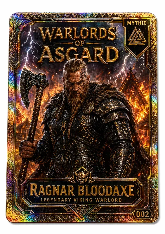 Holographic Trading Card Collectors 8K