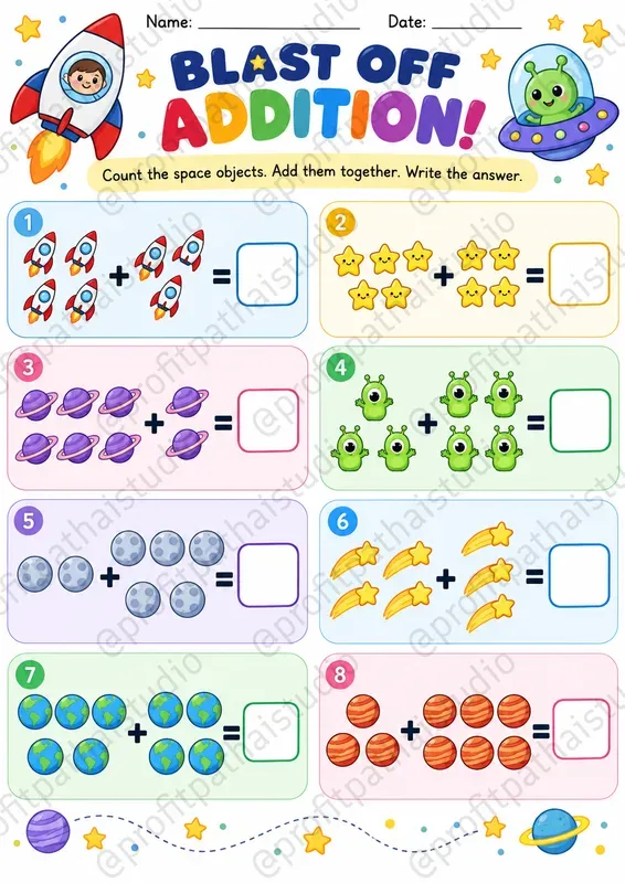 Creative Addition Worksheet Makers